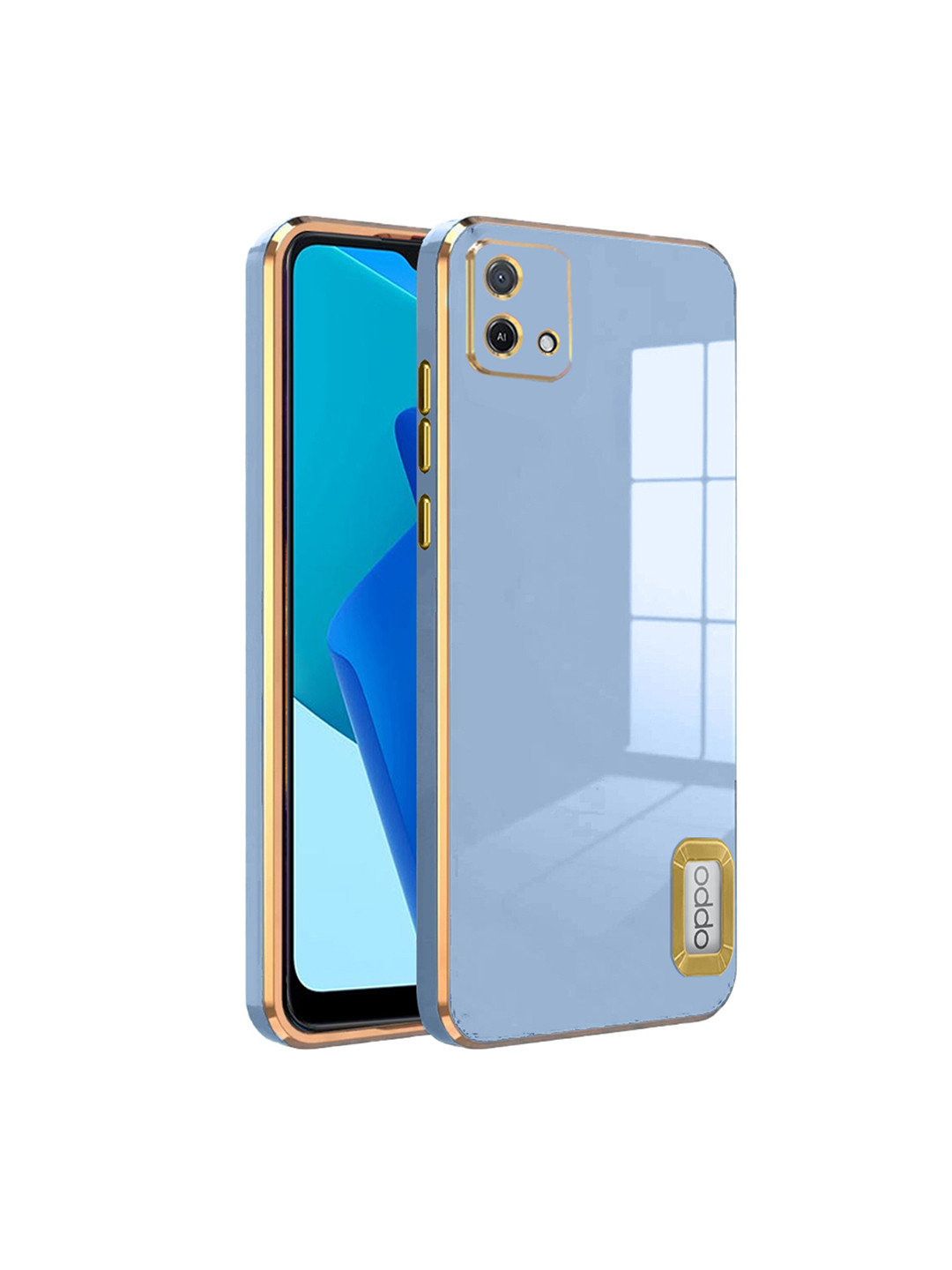 

Karwan Oppo A 16K Phone Back Cover, Blue