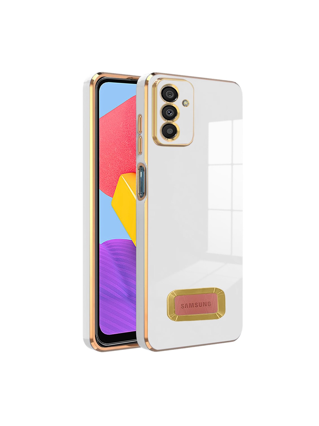 

Karwan Shock Proof Samsung M13 4G Phone Back Case, White