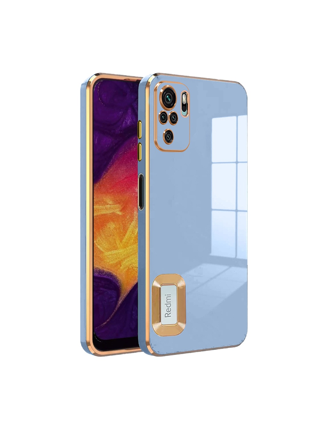 

Karwan Camera Protection MI Note 10 Back Case, Blue