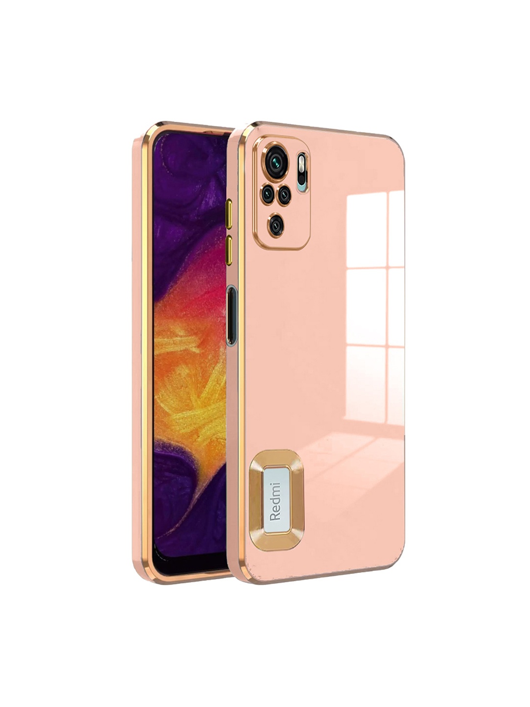 

Karwan MI Note 10 Camera Protection & Phone Back Cover, Pink