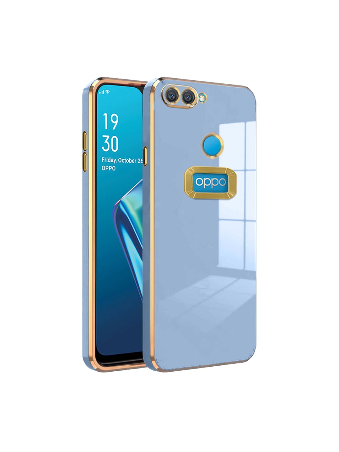 

Karwan Camera Protection oppo A 12 Back Case, Blue