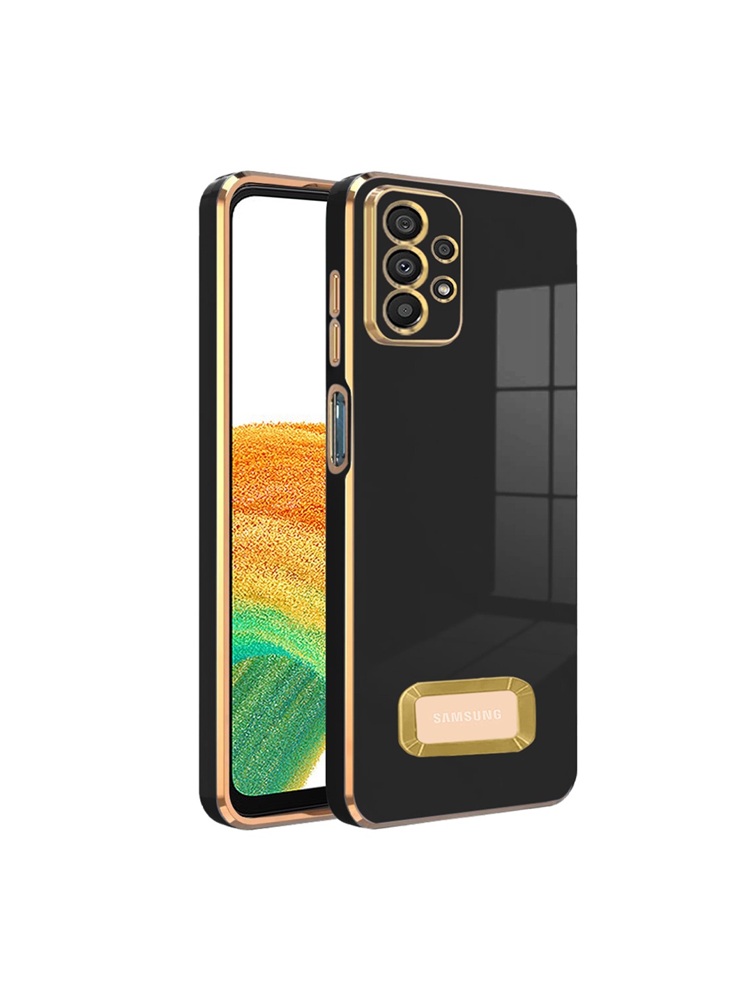 

Karwan Samsung A33 5G Camera Protection & Phone Back Cover, Black