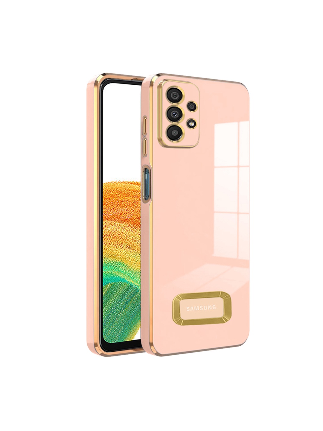 

Karwan Shock Proof Samsung A33 5G Phone Back Case, Pink