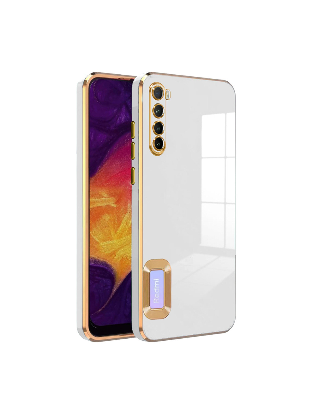 

Karwan MI Note 8 Camera Protection & Phone Back Cover, White
