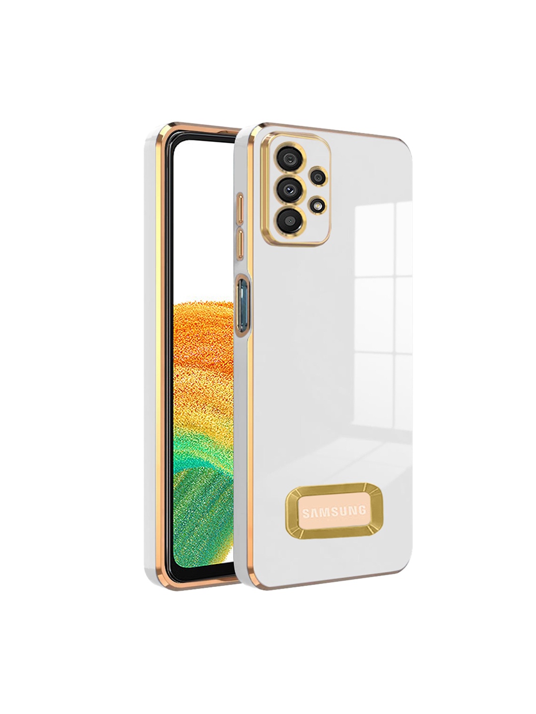 

Karwan Camera Protection Samsung A32 Back Case, White