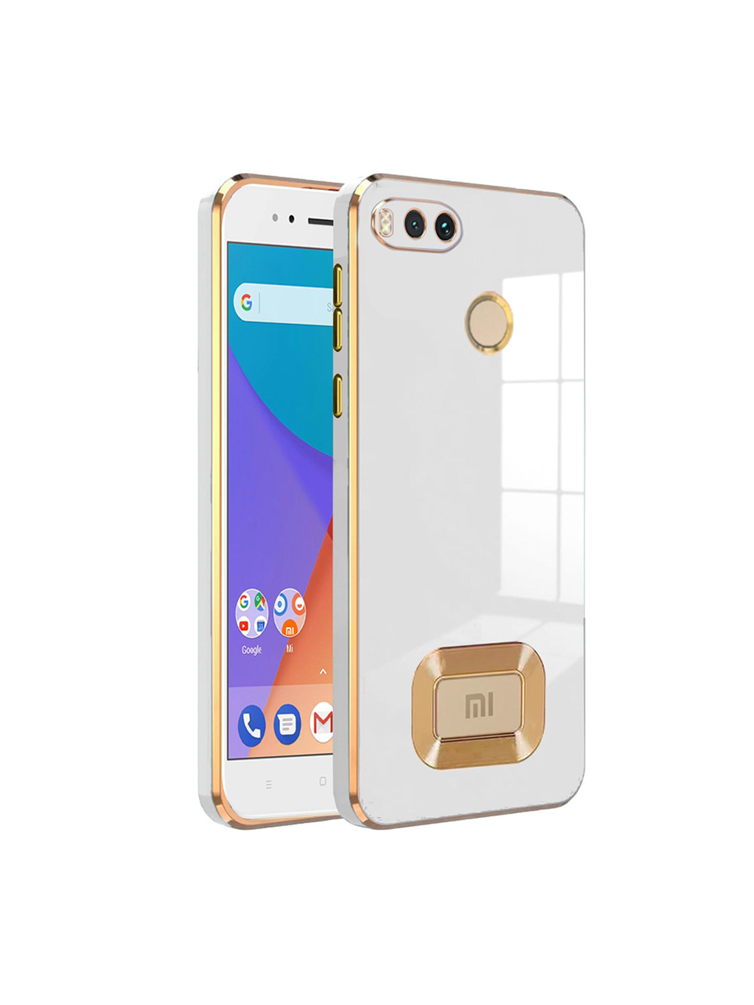 

Karwan MI A1 2022 Camera Protection & Phone Back Cover, White