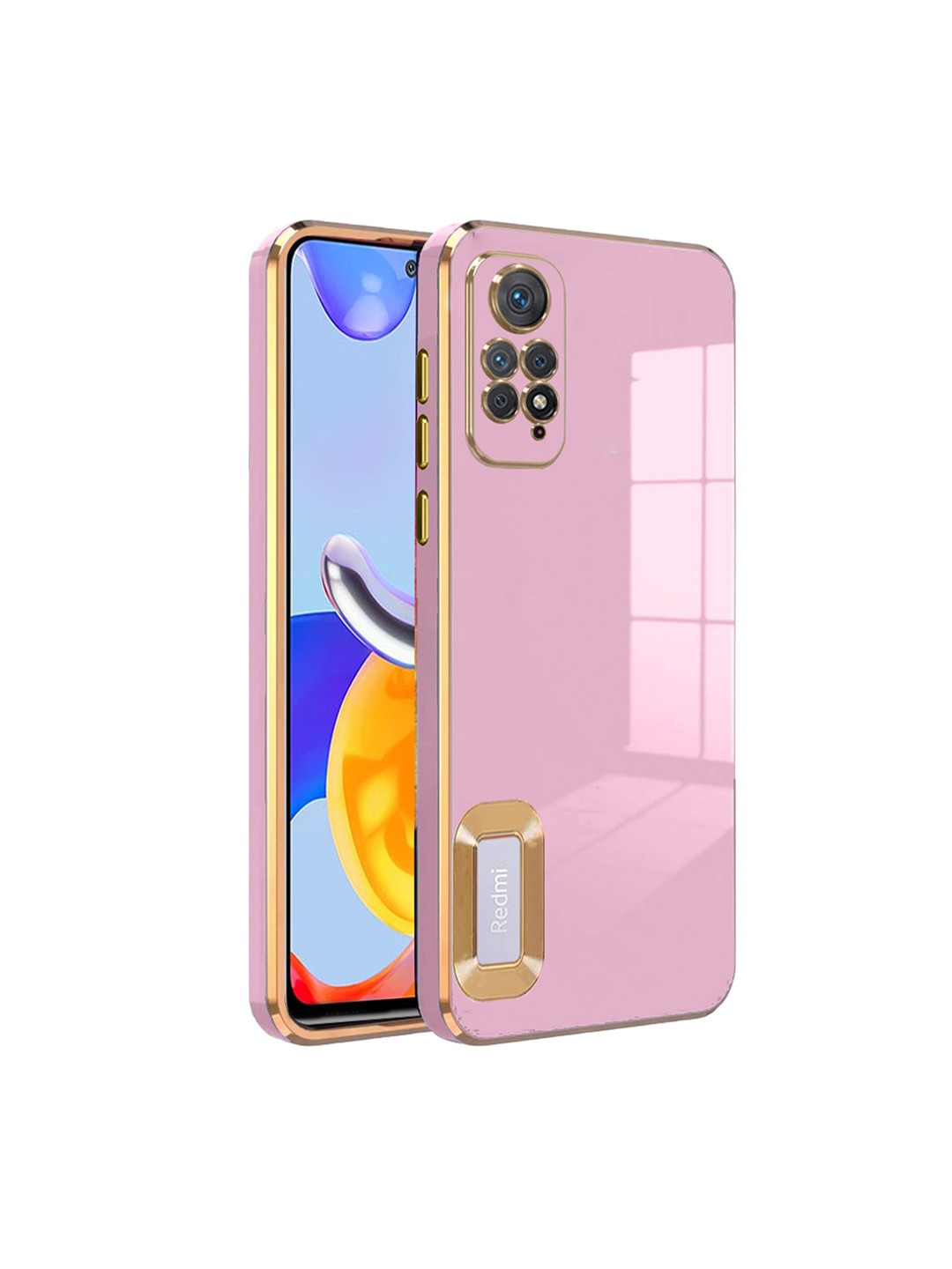 

Karwan Shock Proof MI NOTE 11 pro Phone Back Case, Pink