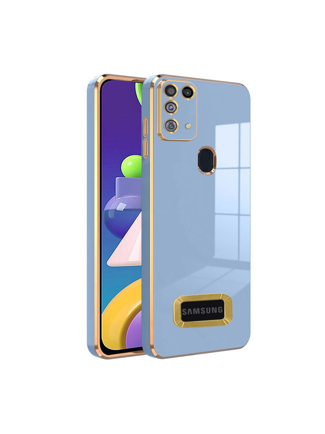 

Karwan Camera Protection Samsung M31 Back Case, Blue