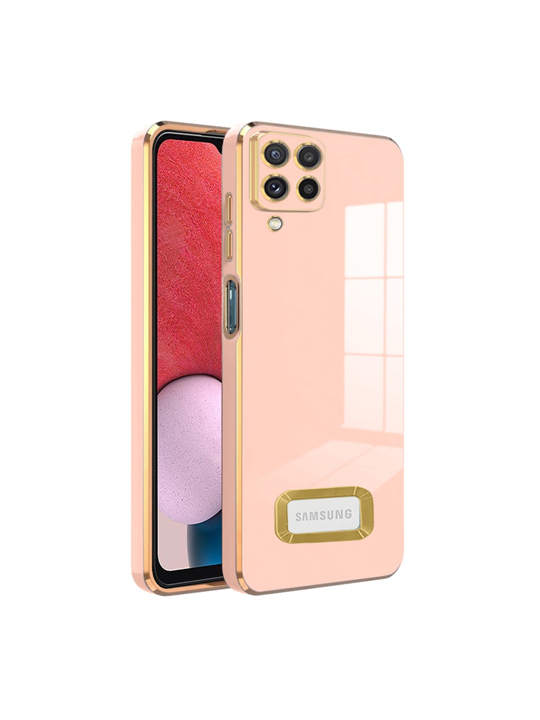 

Karwan Samsung A22 4G Camera Protection & Phone Back Cover, Pink