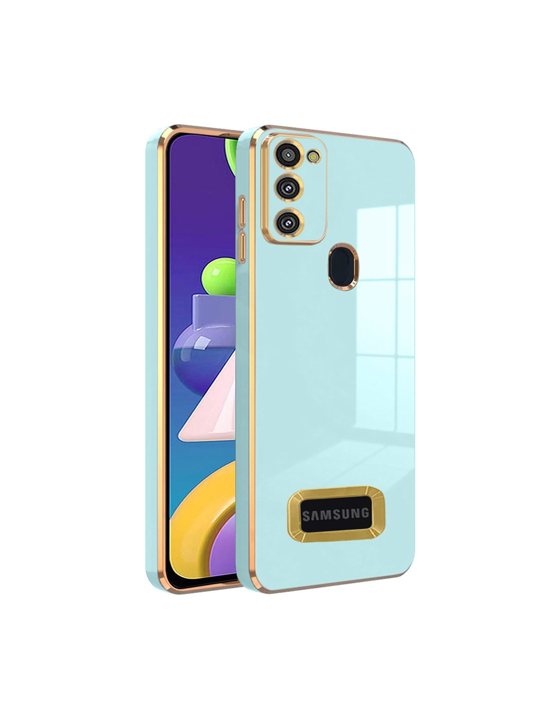 

Karwan Shock Proof Samsung M21 Phone Back Case, Green