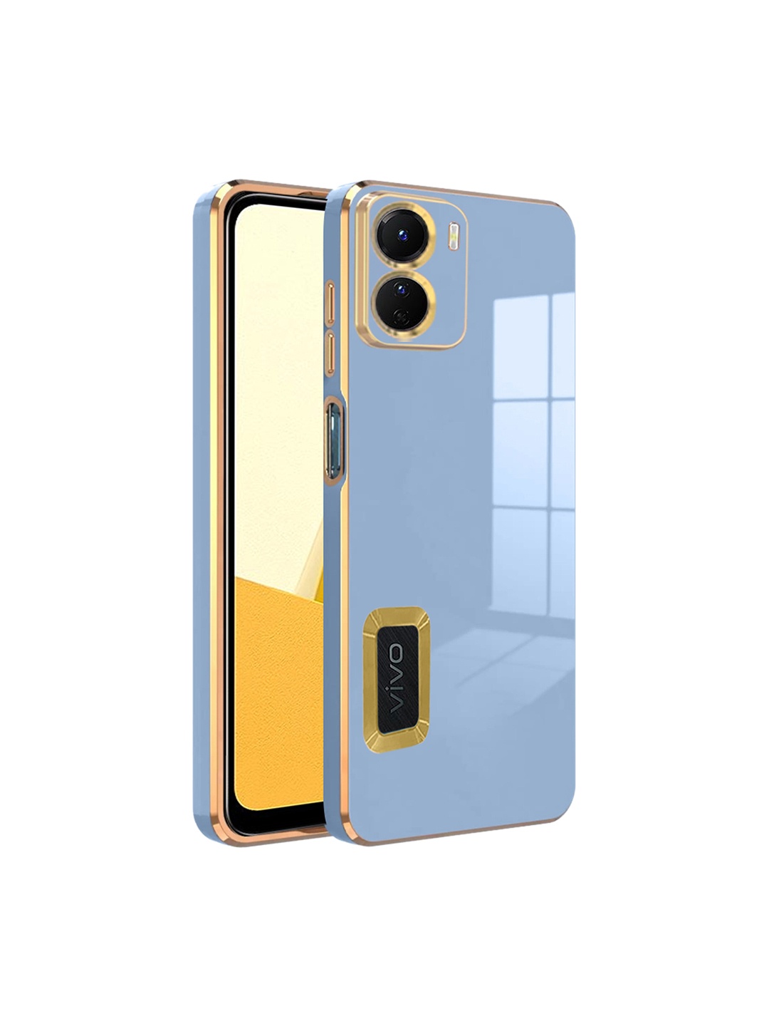 

Karwan Shock Proof Vivo Y16 Phone Back Case, Blue