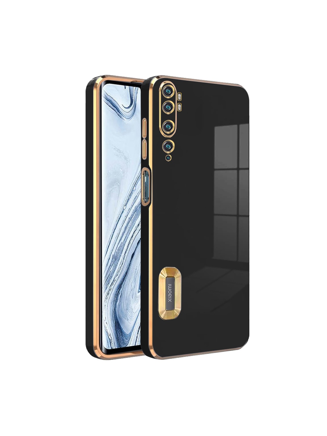 

Karwan Mi Note 10 Pro Camera Protection & Phone Back Cover, Black