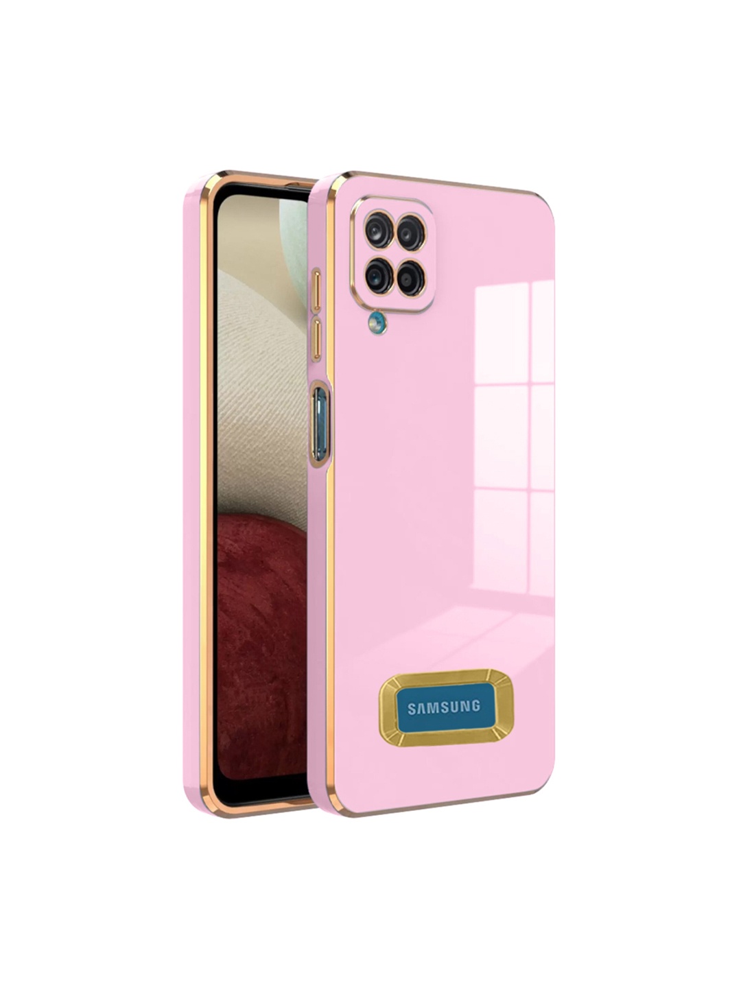 

Karwan Shock Proof Samsung M33 5G Phone Back Case, Pink