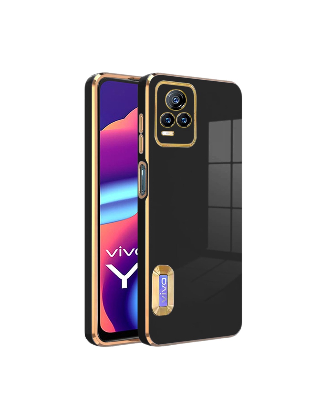 

Karwan Vivo Y73 4G Camera Protection & Phone Back Cover, Black