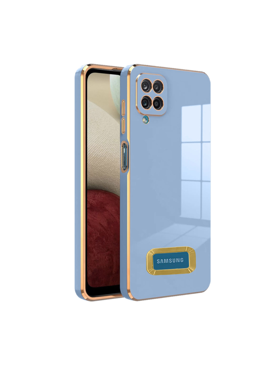 

Karwan Camera Protection Samsung A12 Back Case, Blue