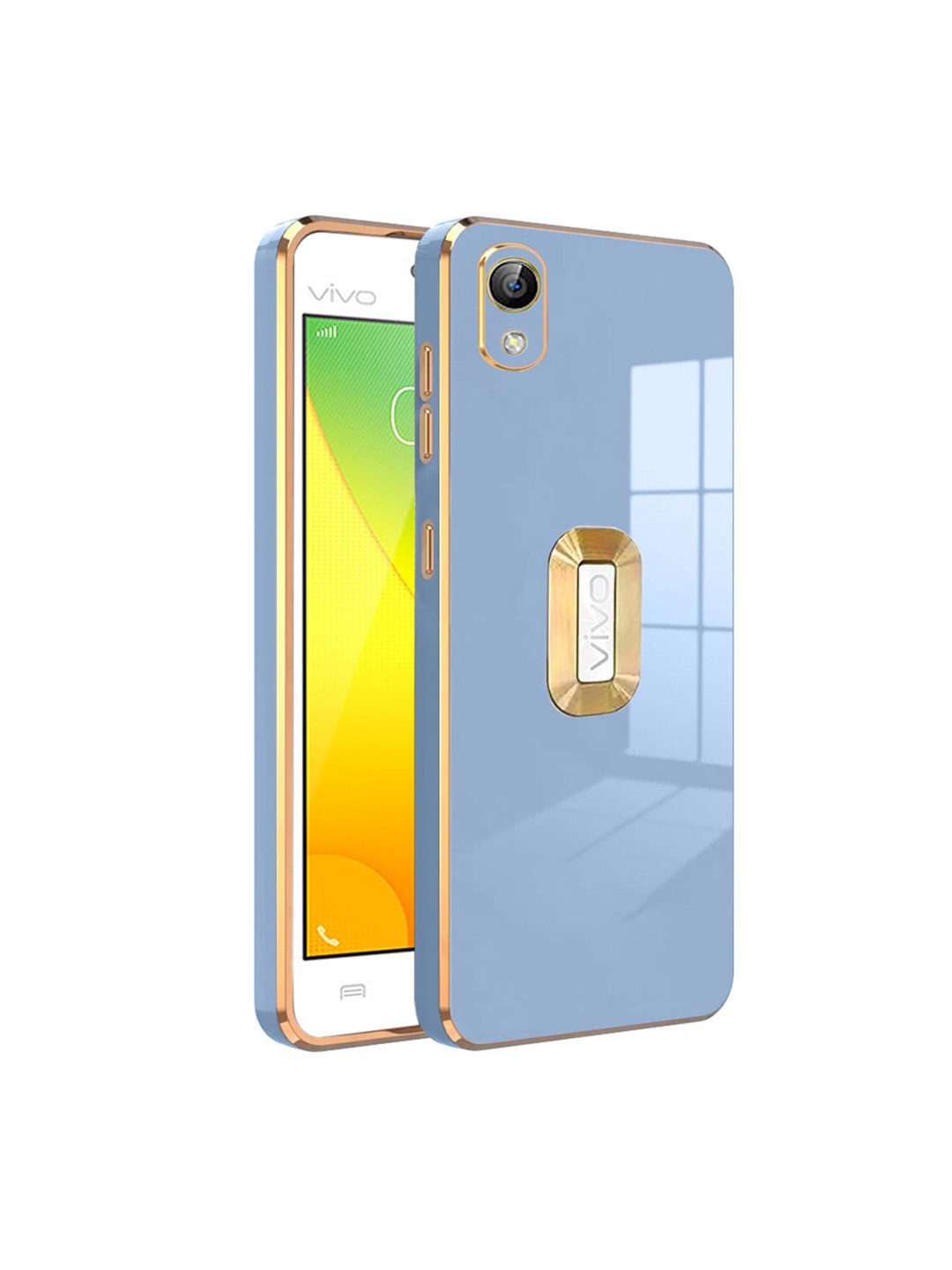 

Karwan Camera Protection Vivo Y51 Back Case, Blue