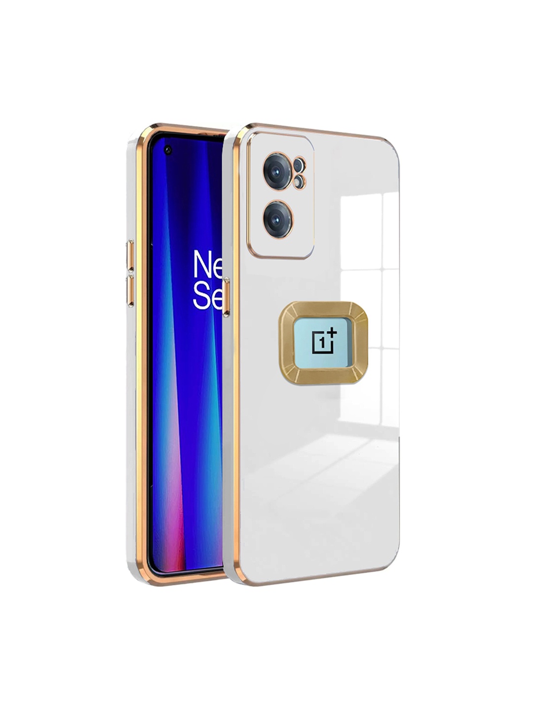 

Karwan Shock Proof Oneplus Nord CE2 Phone Back Case, White