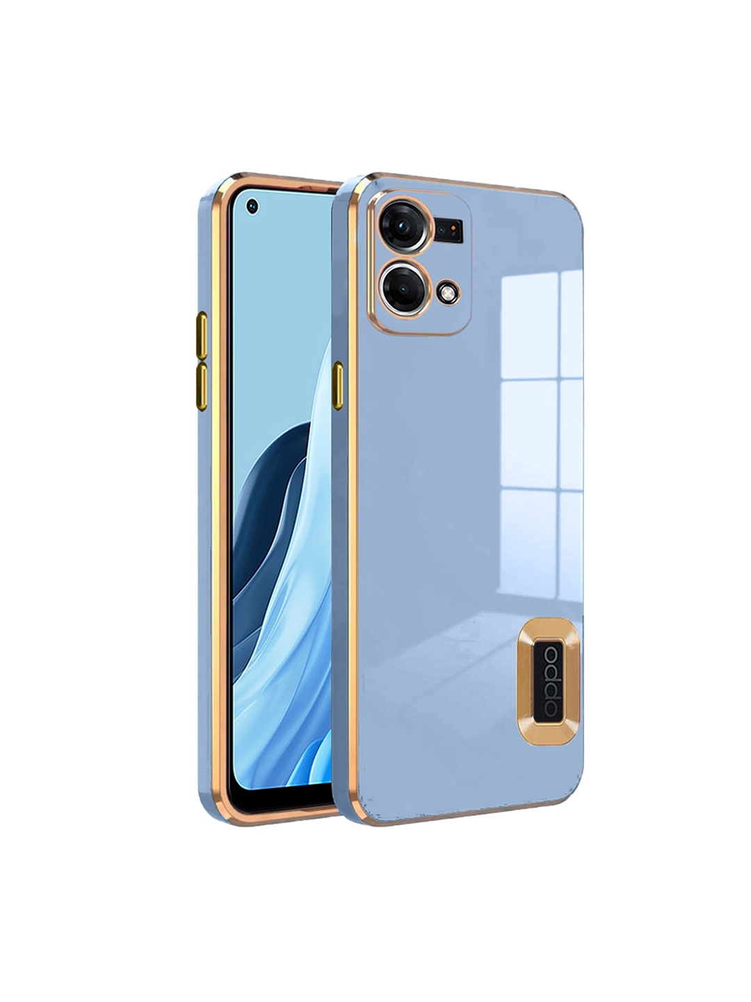 

Karwan Oppo F21 Pro 4G Camera Protection & Phone Back Case, Blue