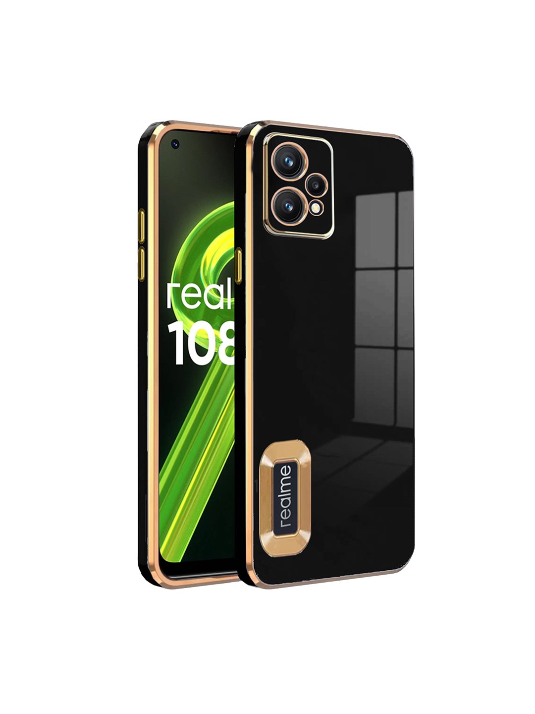 

Karwan Shock Proof REALME 9 5G Phone Back Case, Black