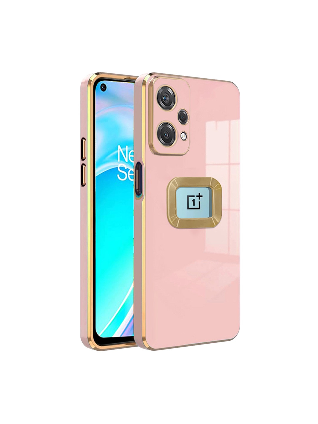 

Karwan Shock Proof Oneplus Nord Ce2 Phone Back Case, Pink