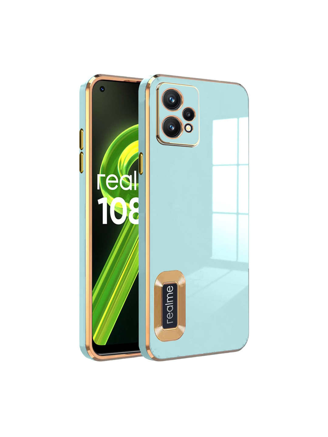 

Karwan Sweat-Proof & Camera Protection REALME 9 5G Back Case, Green