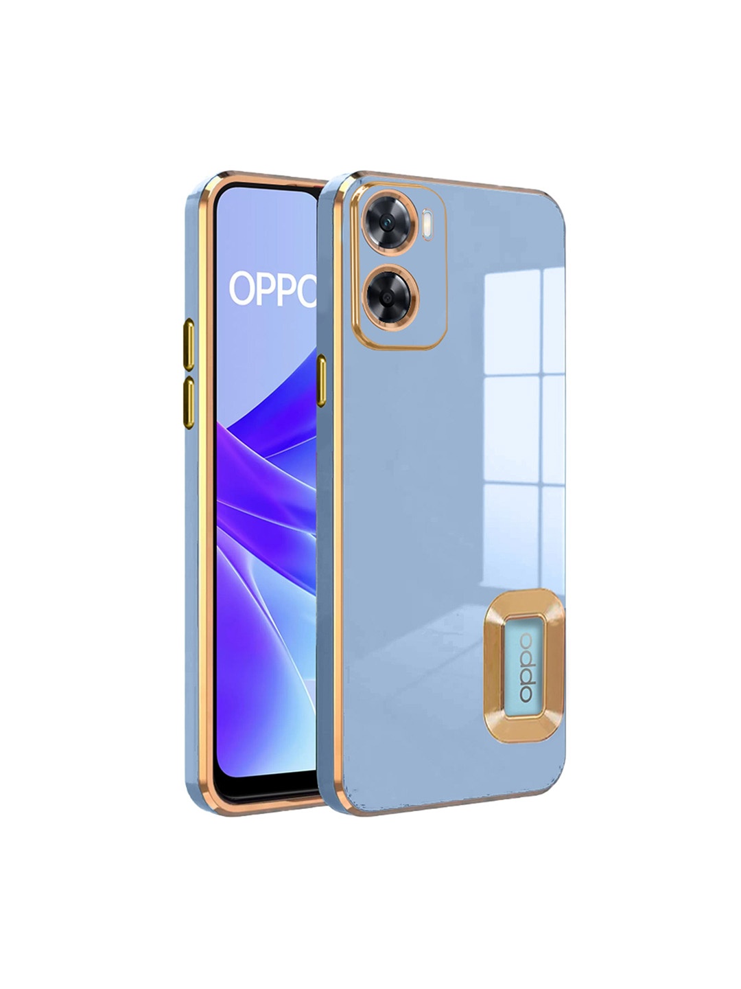 

Karwan Shock Proof oppo A77 Phone Back Case, Blue