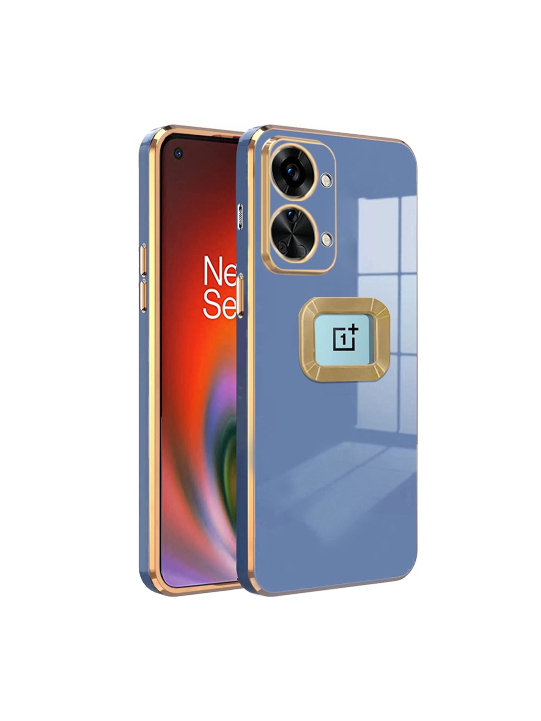 

Karwan Oneplus Nord 2T Camera Protection Phone Back Cover, Blue