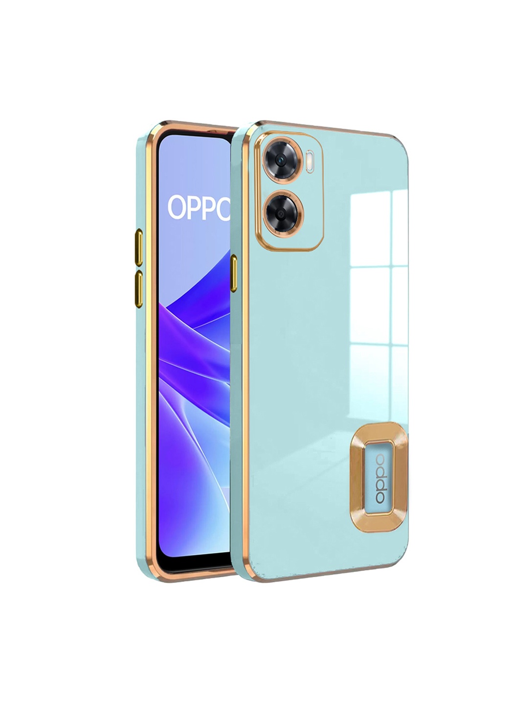

Karwan Sweat-Proof Oppo A57 2020 Silicone Phone Back Case, Sea green