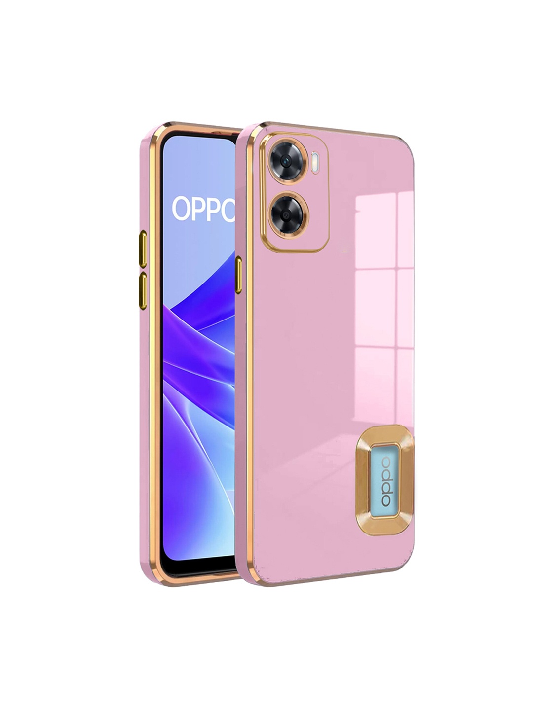 

Karwan Shock Proof Oppo A57 2020 Silicone Phone Back Case, Pink