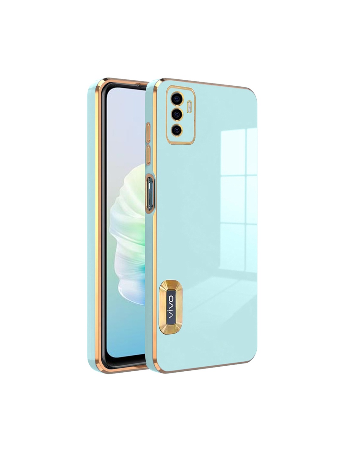 

Karwan Sweat-Proof & Camera Protection Vivo V23E Phone Back Case, Green