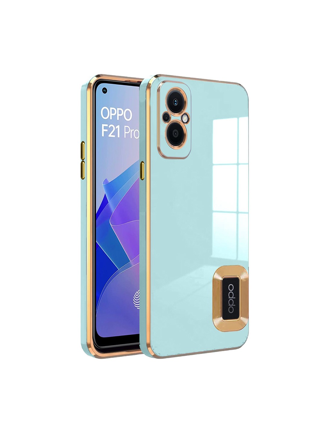 

Karwan Sweat-Proof & Camera Protection Oppo F21 Pro 5G Back Case, Green