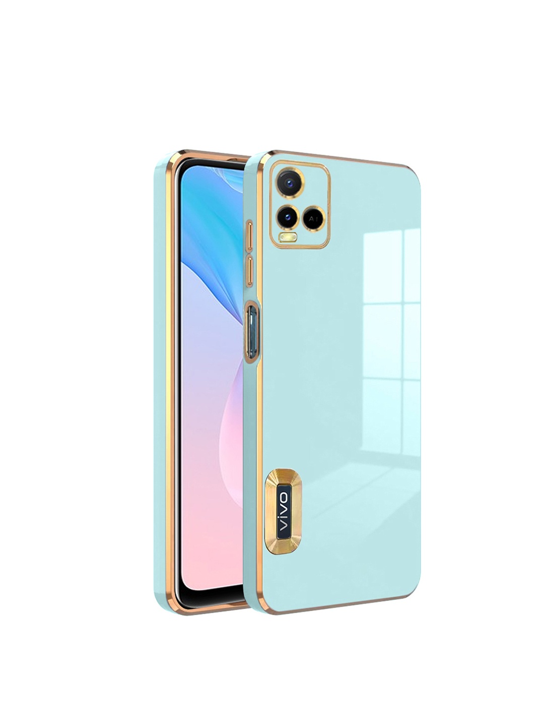 

Karwan Sweat-Proof & Camera Protection Vivo Y21 Phone Back Case, Green