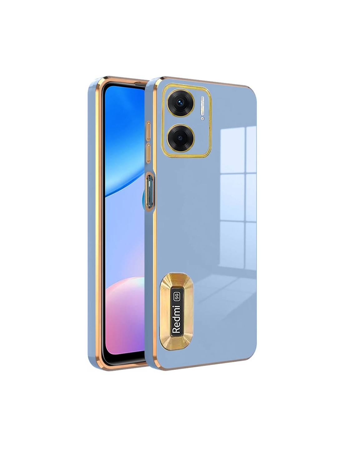 

Karwan Sweat-Proof & Camera Protection MI 11 4G Prime Silicone Phone Back Case, Blue