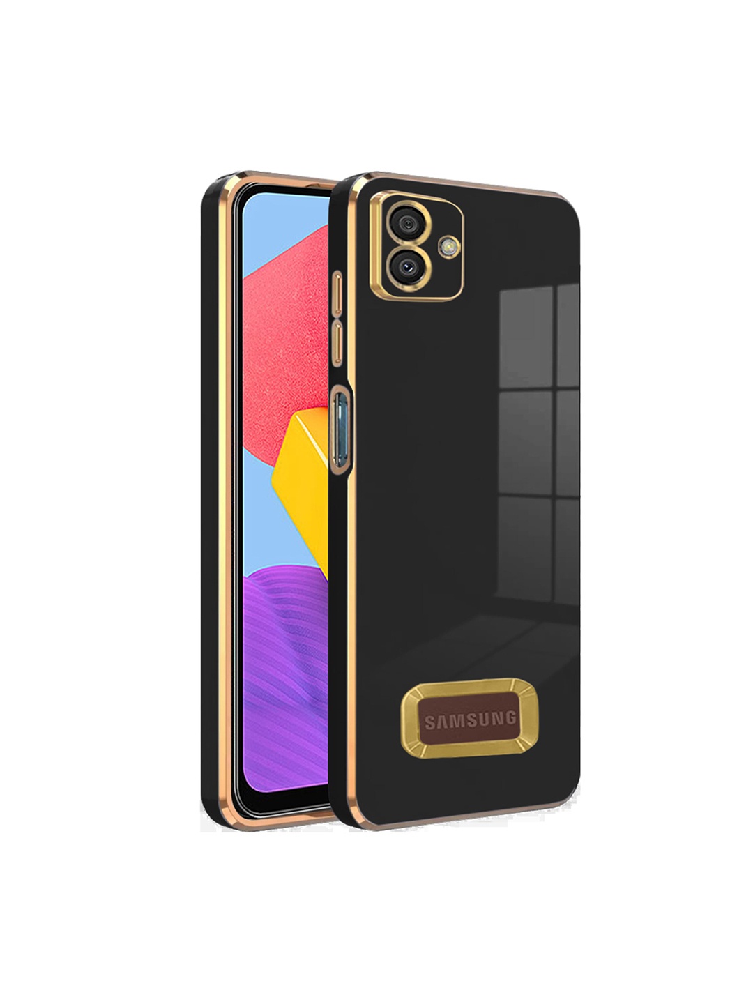 

Karwan Sweat-Proof & Camera Protection Samsung M13 5G Silicone Phone Back Case, Black