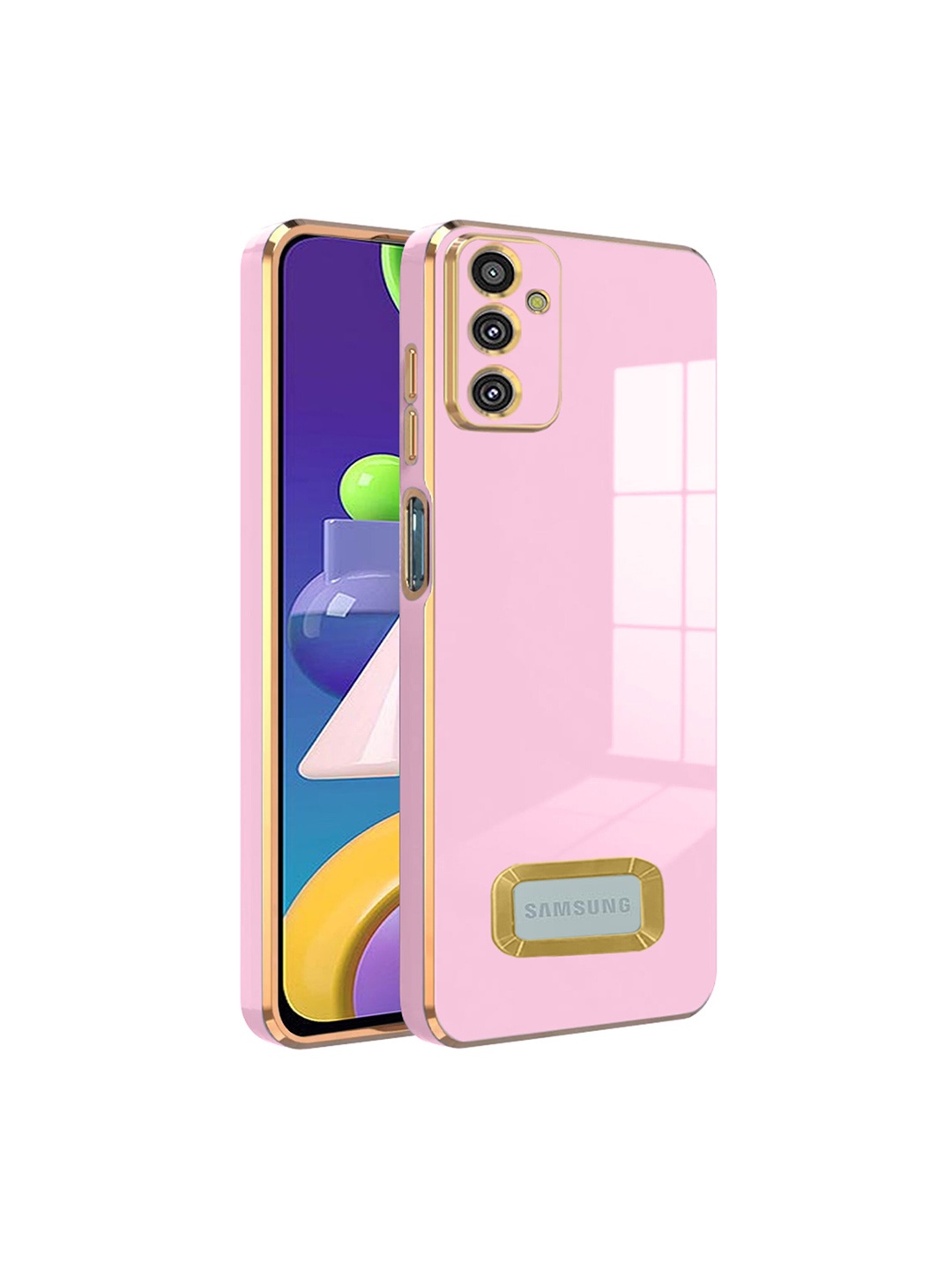 

Karwan Samsung M23 5G Camera Protection & Phone Back Cover, Pink