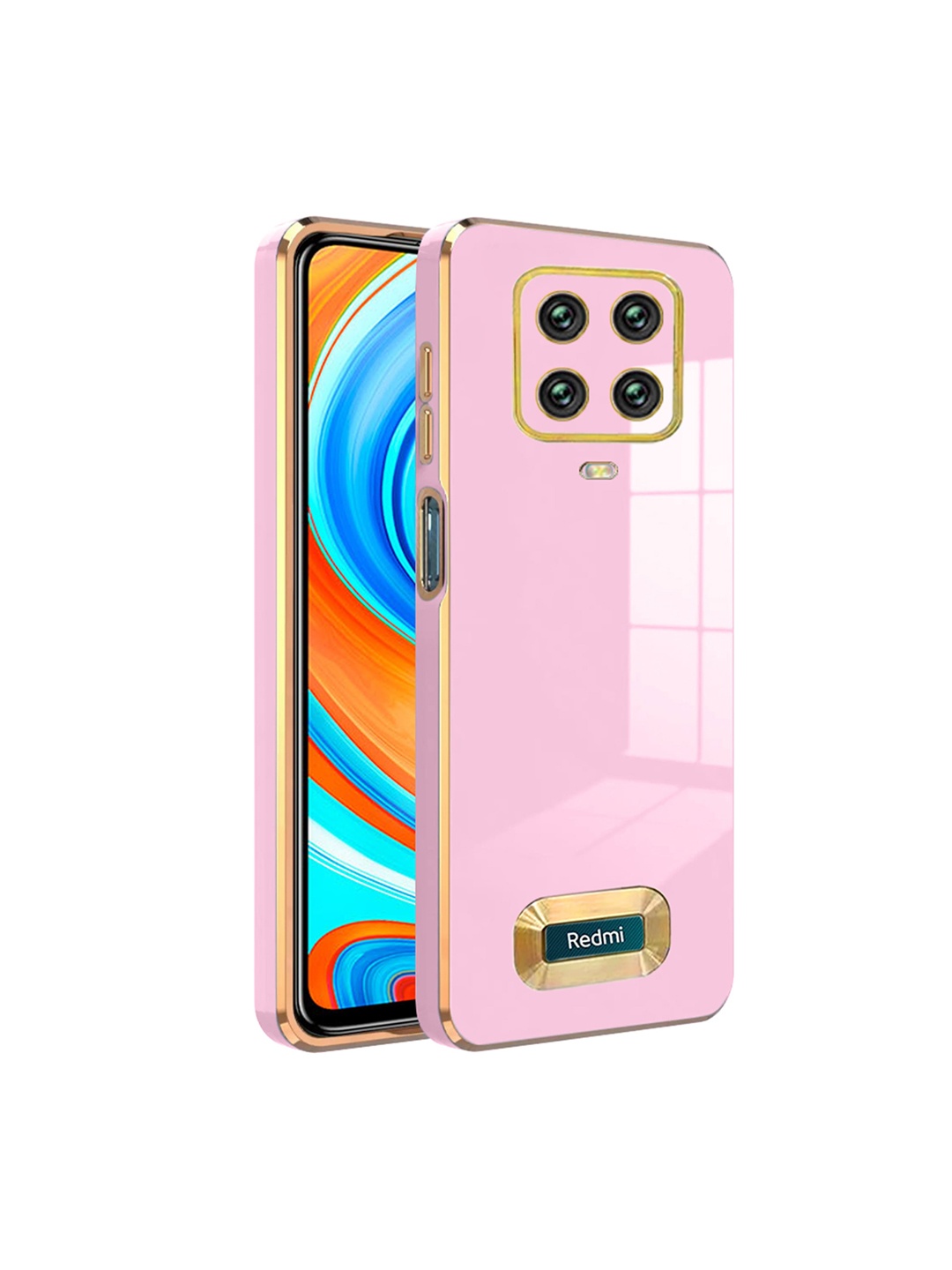 

Karwan Sweat-Proof & Camera Protection MI NOTE 9 Pro Silicone Phone Back Case, Pink