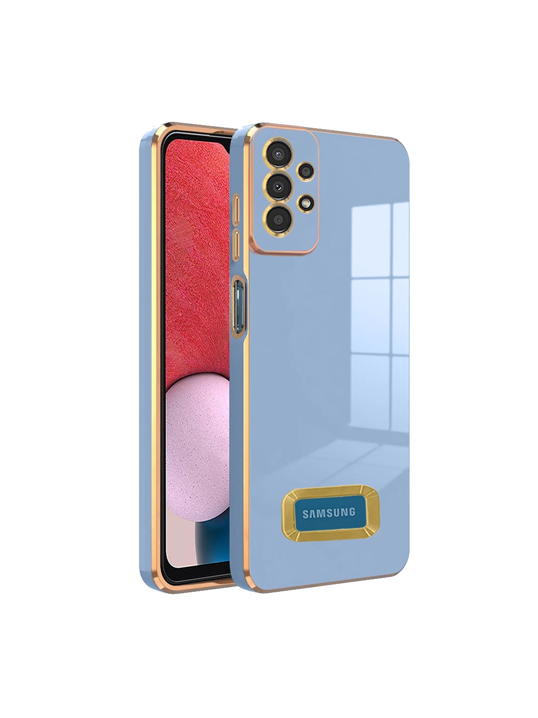 

Karwan Sweat-Proof & Camera Protection Samsung A13 4G Phone Back Case, Blue