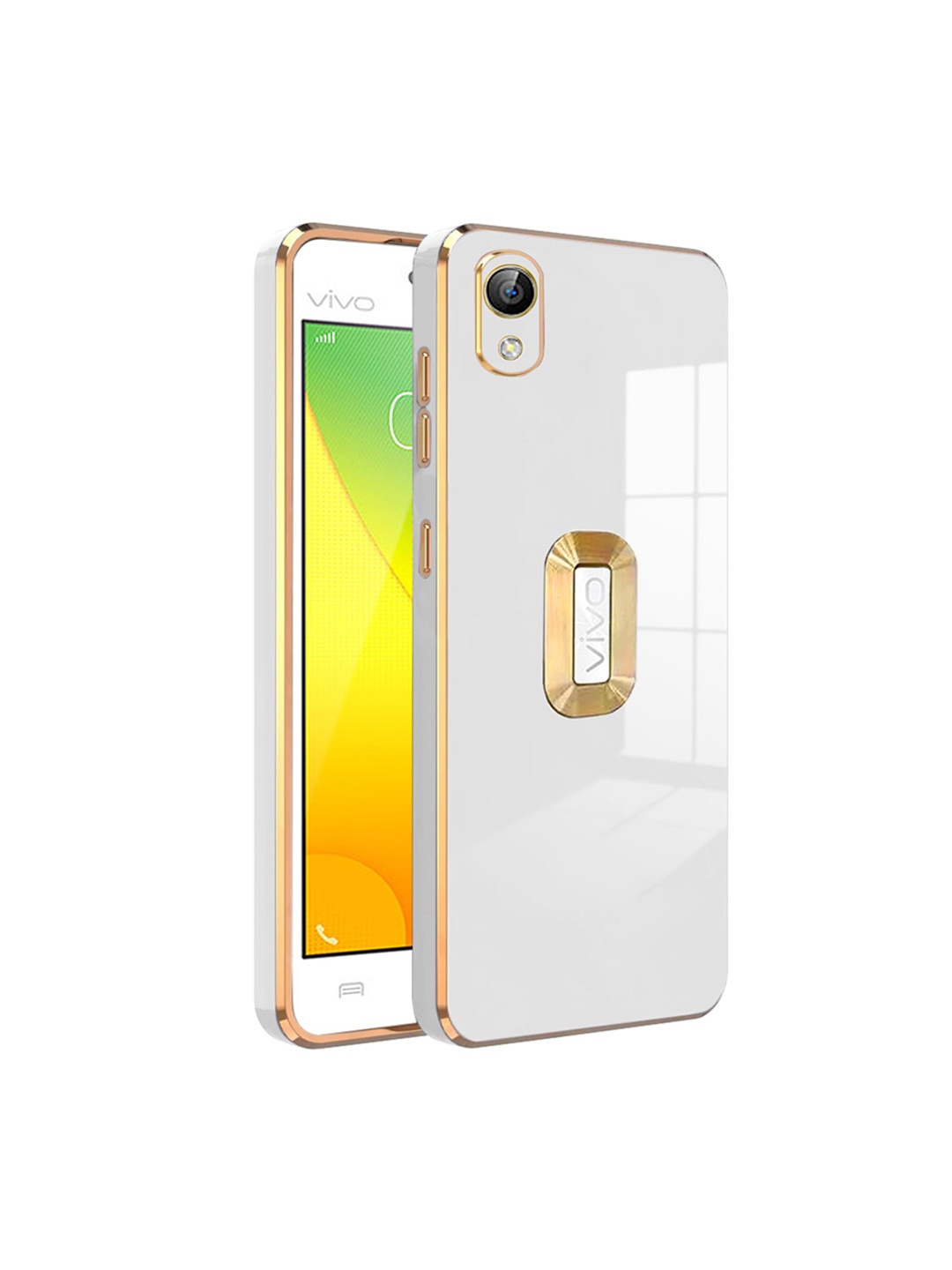 

Karwan Sweat-Proof & Camera Protection Vivo Y51 Silicone Phone Back Case, White