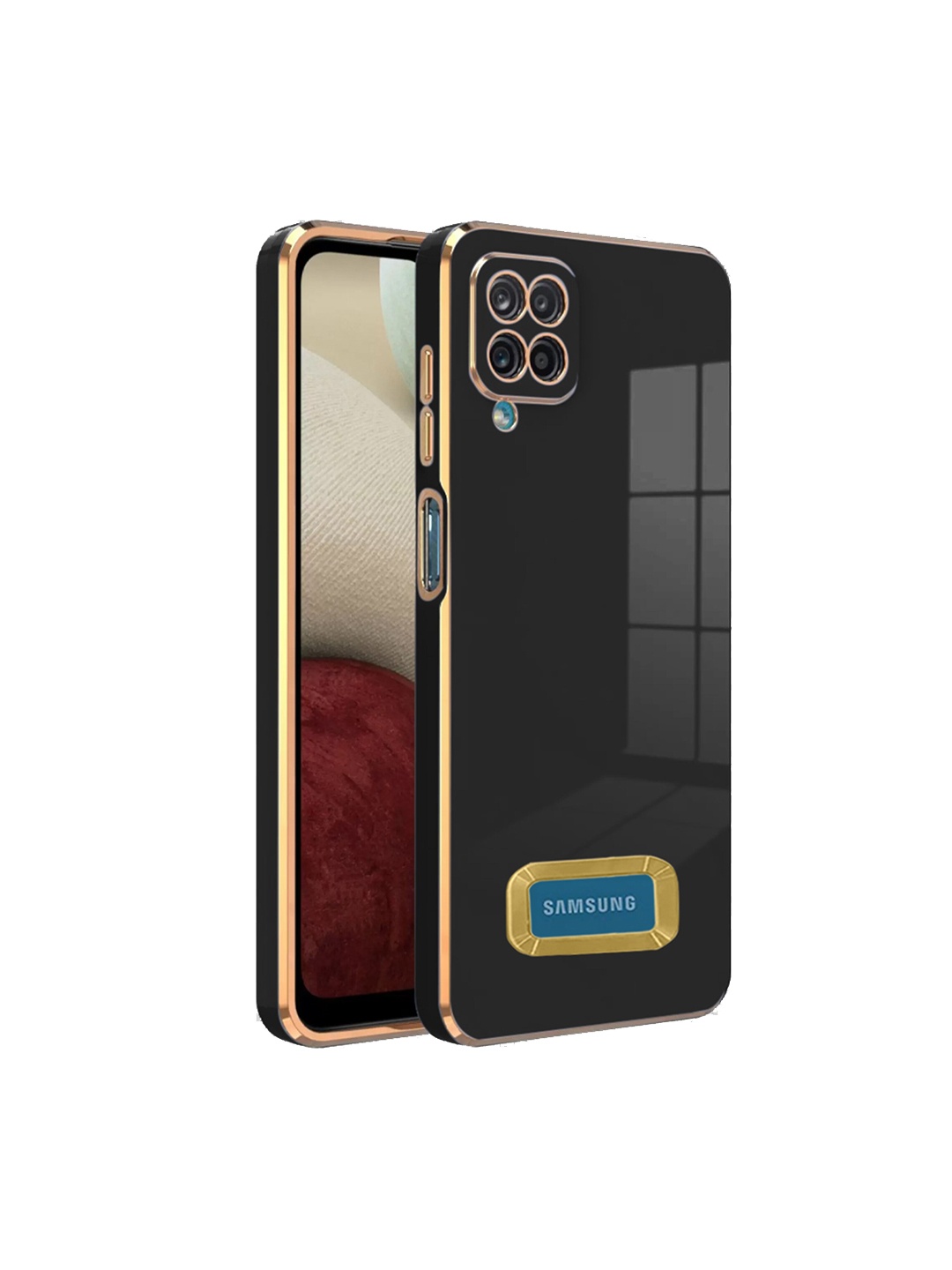 

Karwan Camera Protection Samsung A12 Back Case, Black