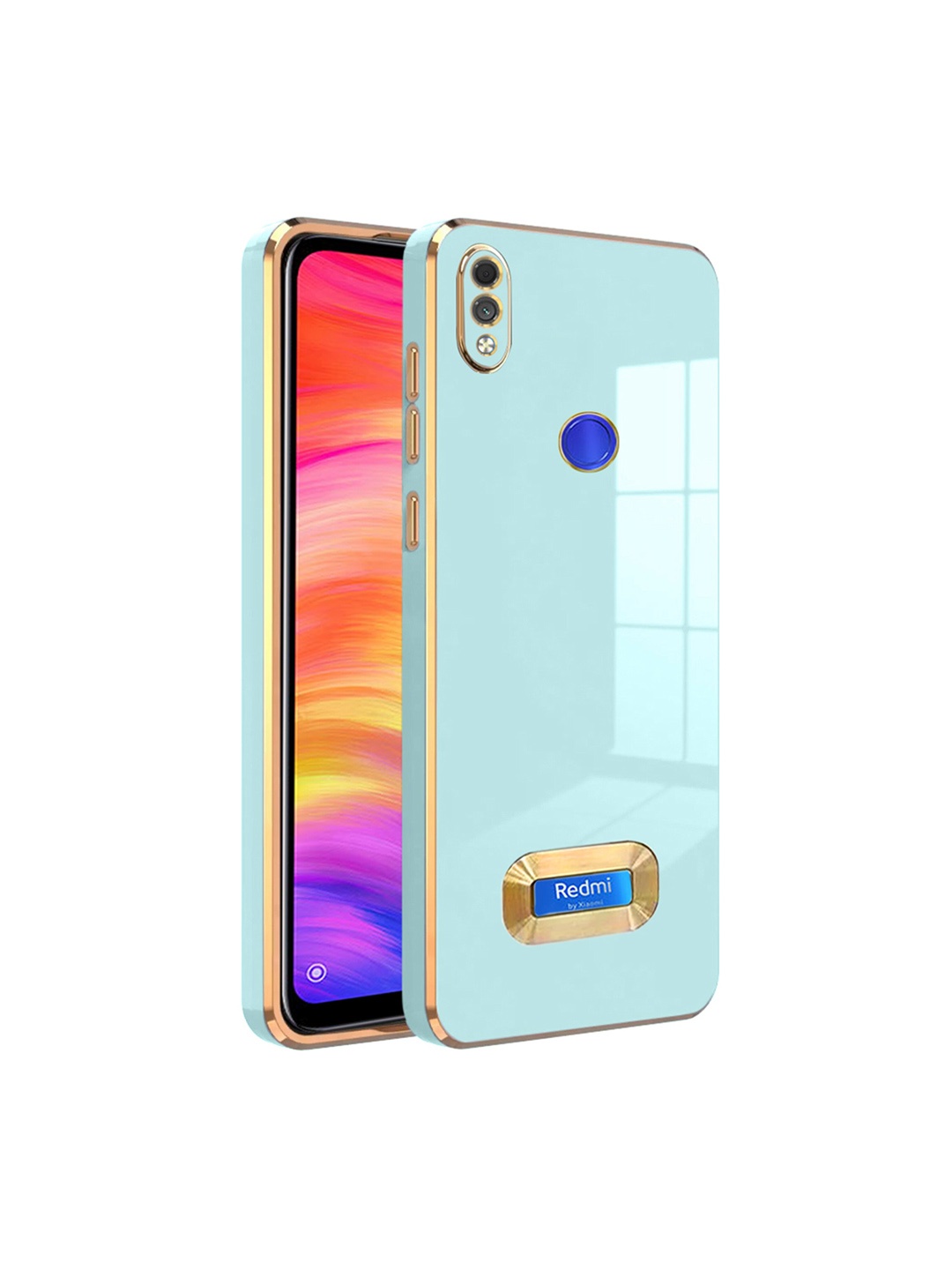 

Karwan Camera Protection MI Note 7 Pro Back Case, Blue