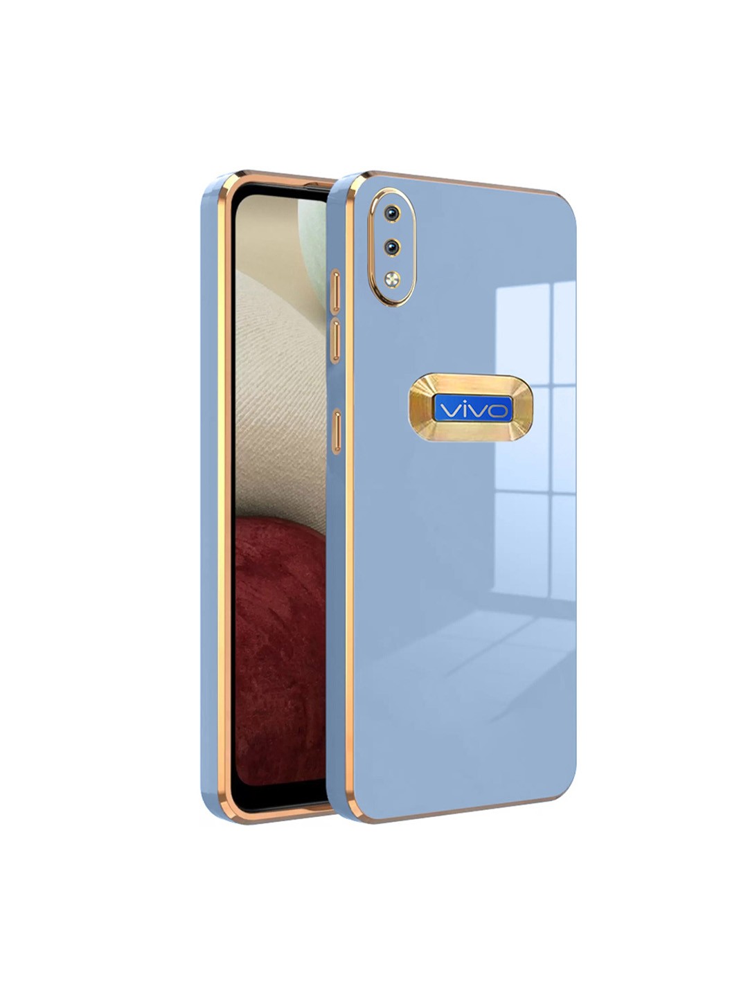 

Karwan Camera Protection Vivo Y93 Back Case, Blue