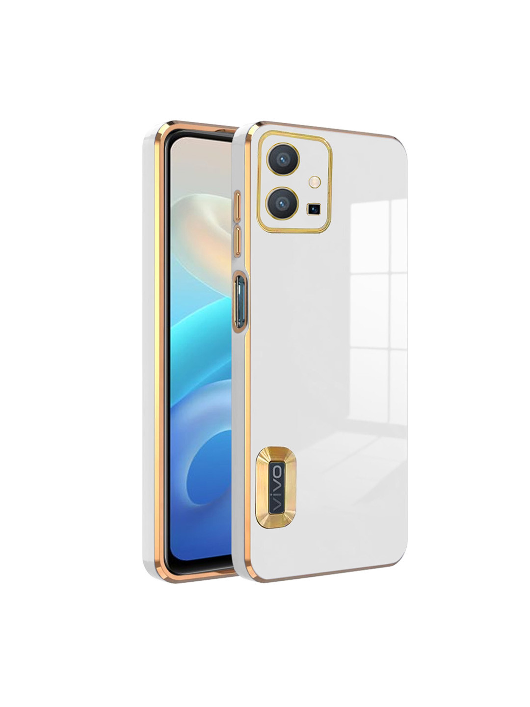 

Karwan Camera Protection Vivo Y55 Back Case, White
