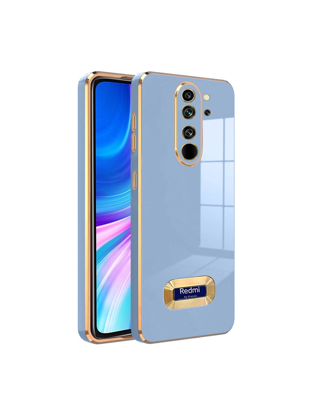 

Karwan Camera Protection MI Note 8 Pro Back Case, Blue