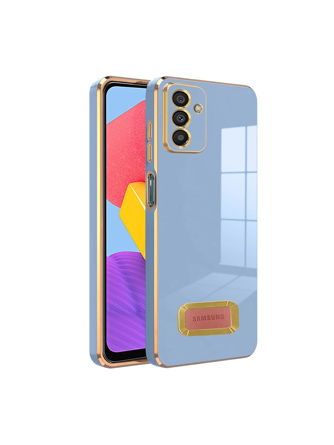

Karwan Camera Protection Samsung M13 Back Case, Blue