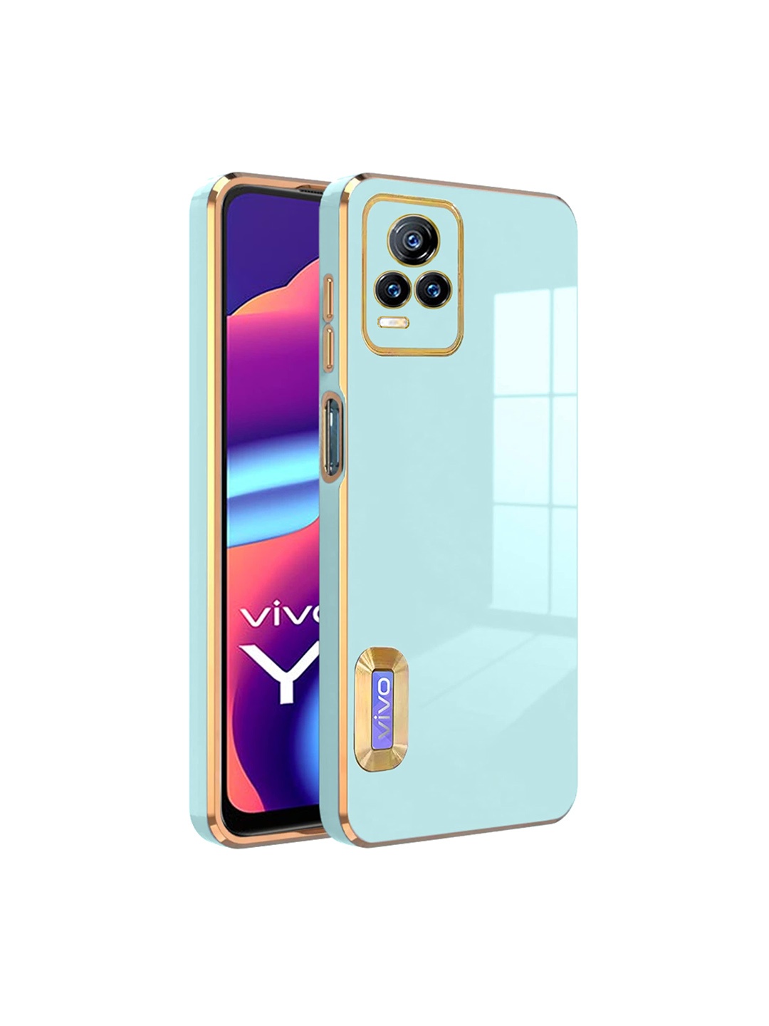 

Karwan Camera Protection Vivo Y73 Back Case, Sea green