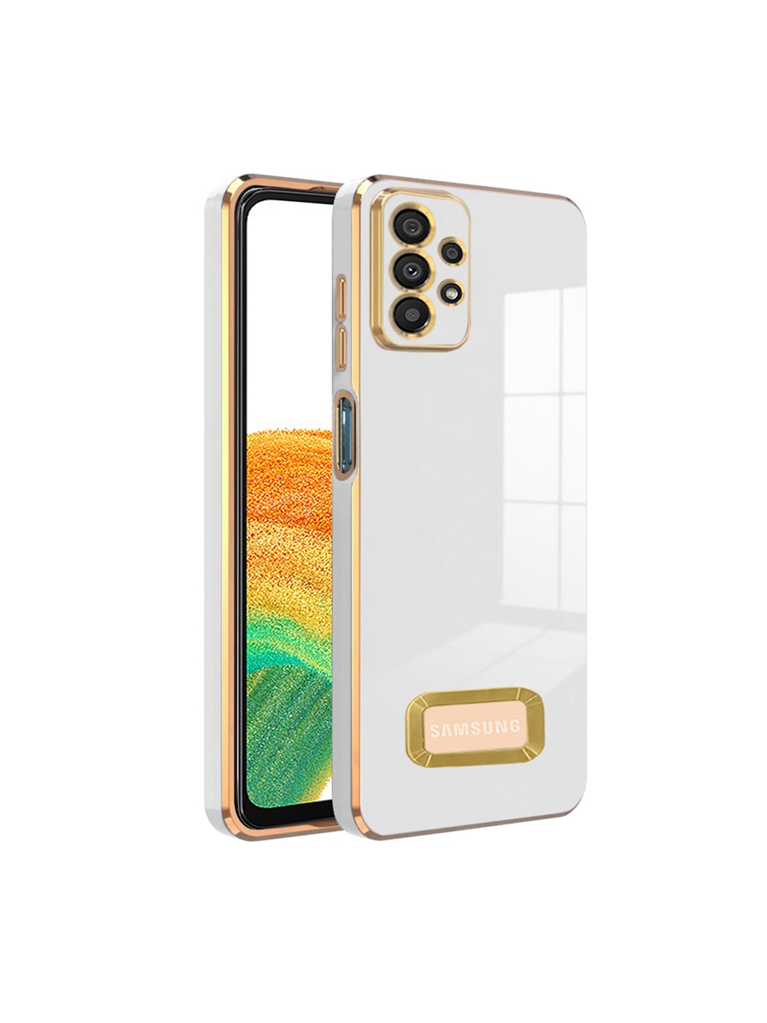 

Karwan Camera Protection Samsung A33 Back Case, White