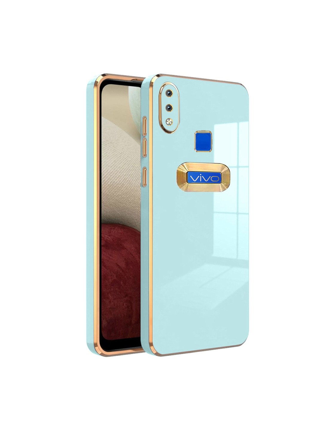 

Karwan Camera Protection Vivo Y91 Back Case, Blue