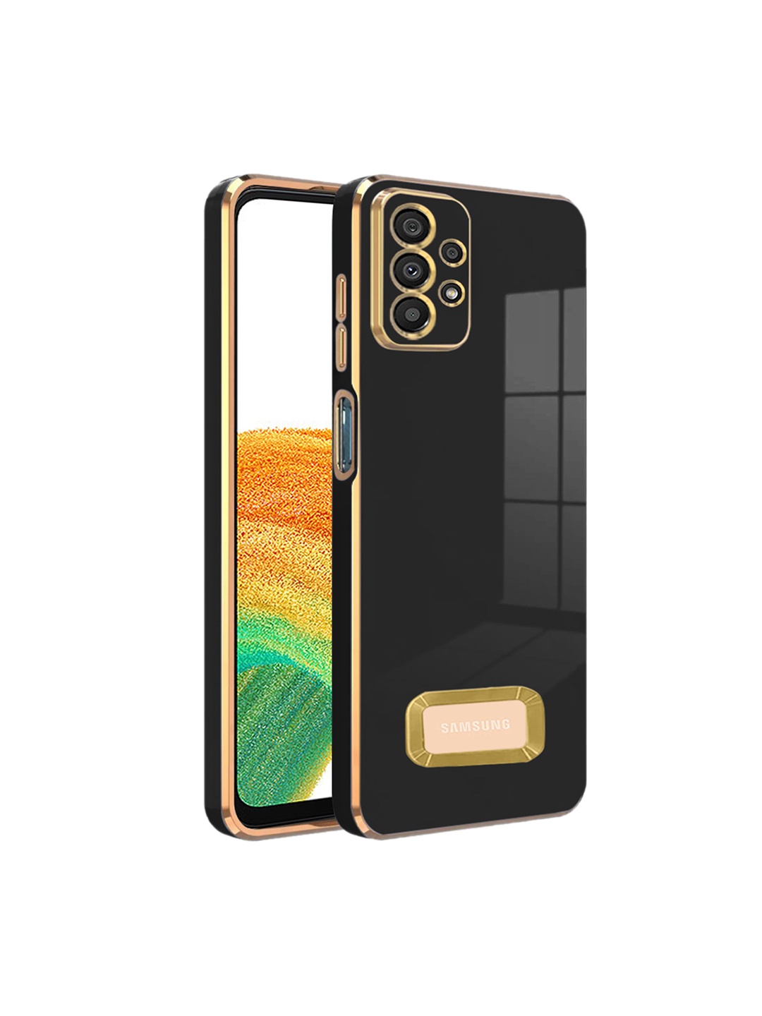 

Karwan Camera Protection Samsung A23 Back Case, Black