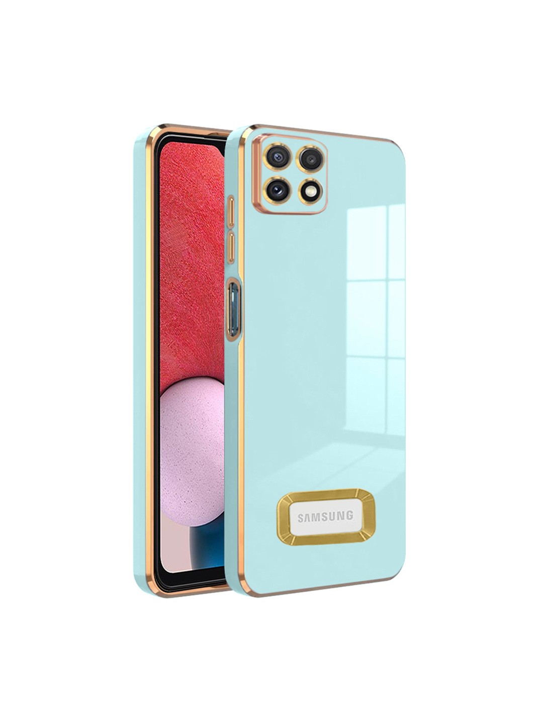 

Karwan Camera Protection Samsung A22 Back Case, Blue