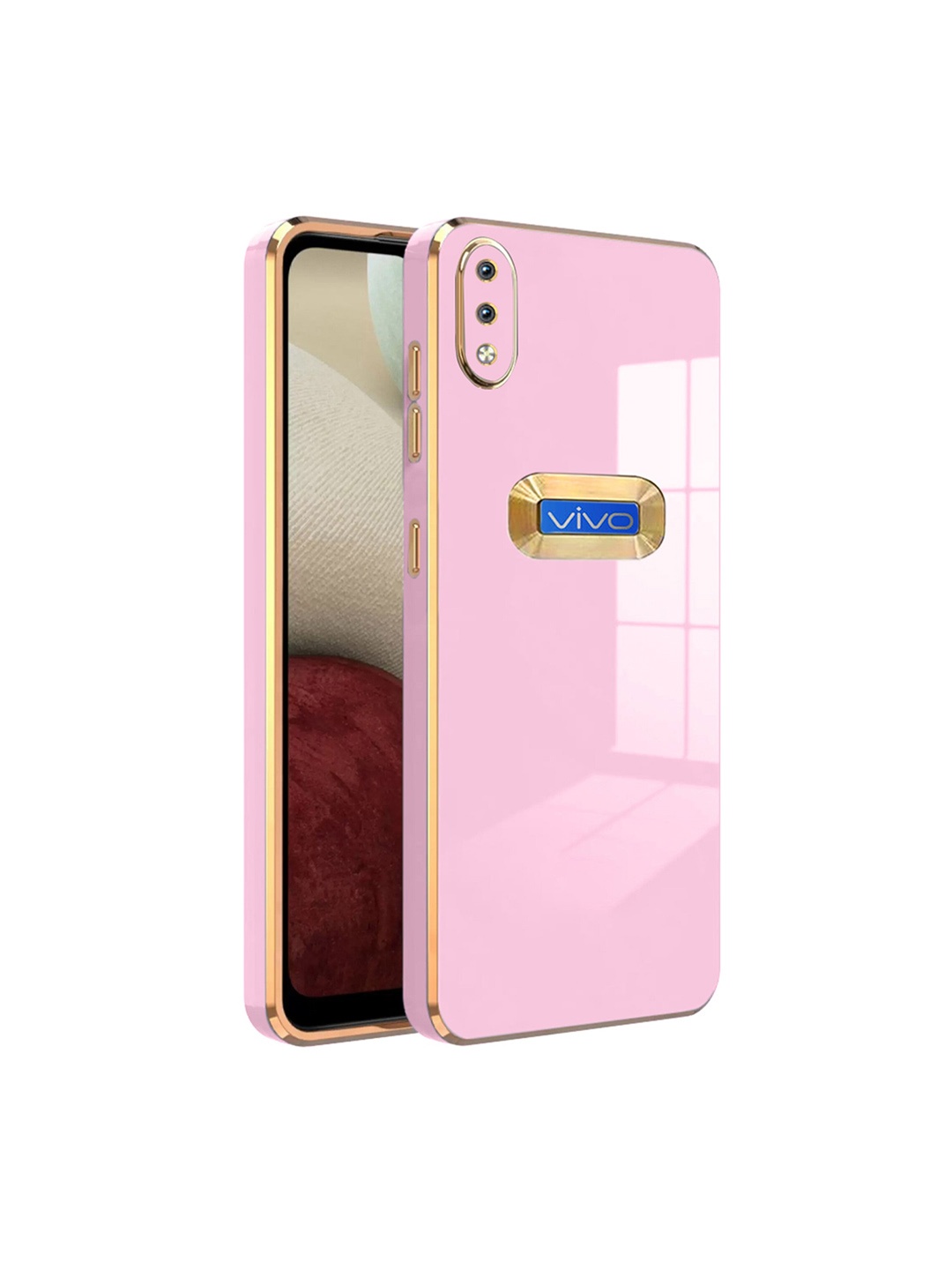 

Karwan Camera Protection Vivo Y93 Back Case, Pink